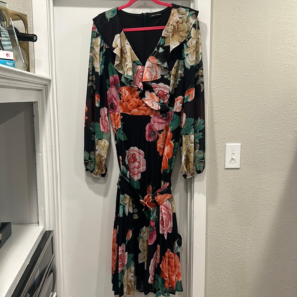 Jealous Tomato Black Floral Maxi Dress